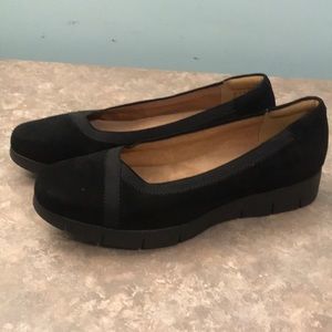 Clarks Black Wedge Women’s Size 9 W Shoe